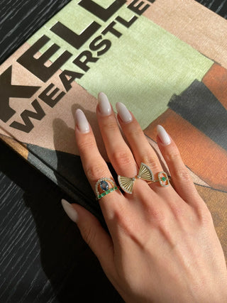 Ray Sarı Altın Pırlanta Yüzük