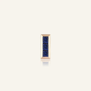 Safir Bar Stud Küpe