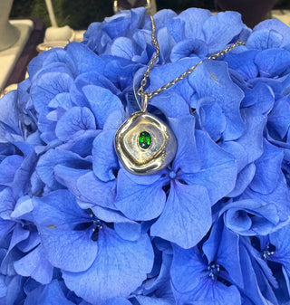 Treasured Diopsit Taşlı Kolye
