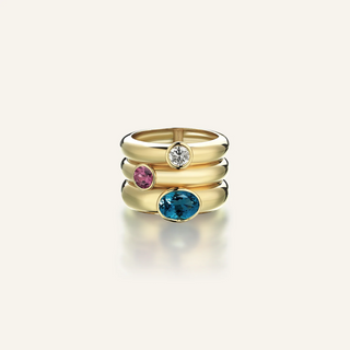Treasured Topaz Taşlı Pırlanta Yüzük