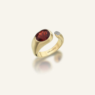 Chroma Garnet Taşlı Yüzük