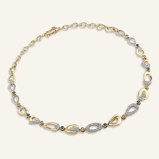 Flow Topaz & Pırlanta Kolye