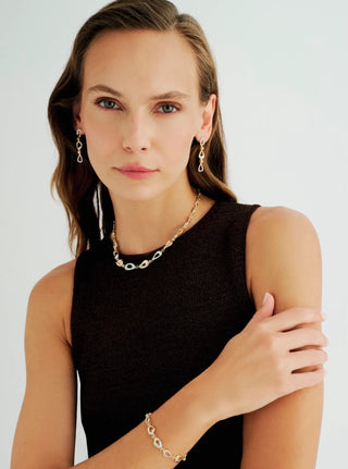 Flow Topaz & Pırlanta Kolye