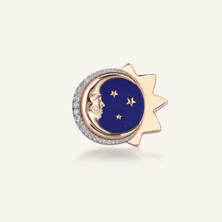 Lapis Lazuli Taşı Ay Yüzük
