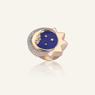 Lapis Lazuli Taşı Ay Yüzük