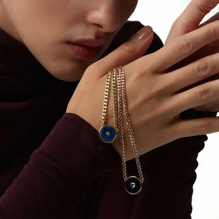Link Lapis Lazuli Taşlı Kolye