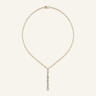 Loops Lariat Pırlanta Kolye