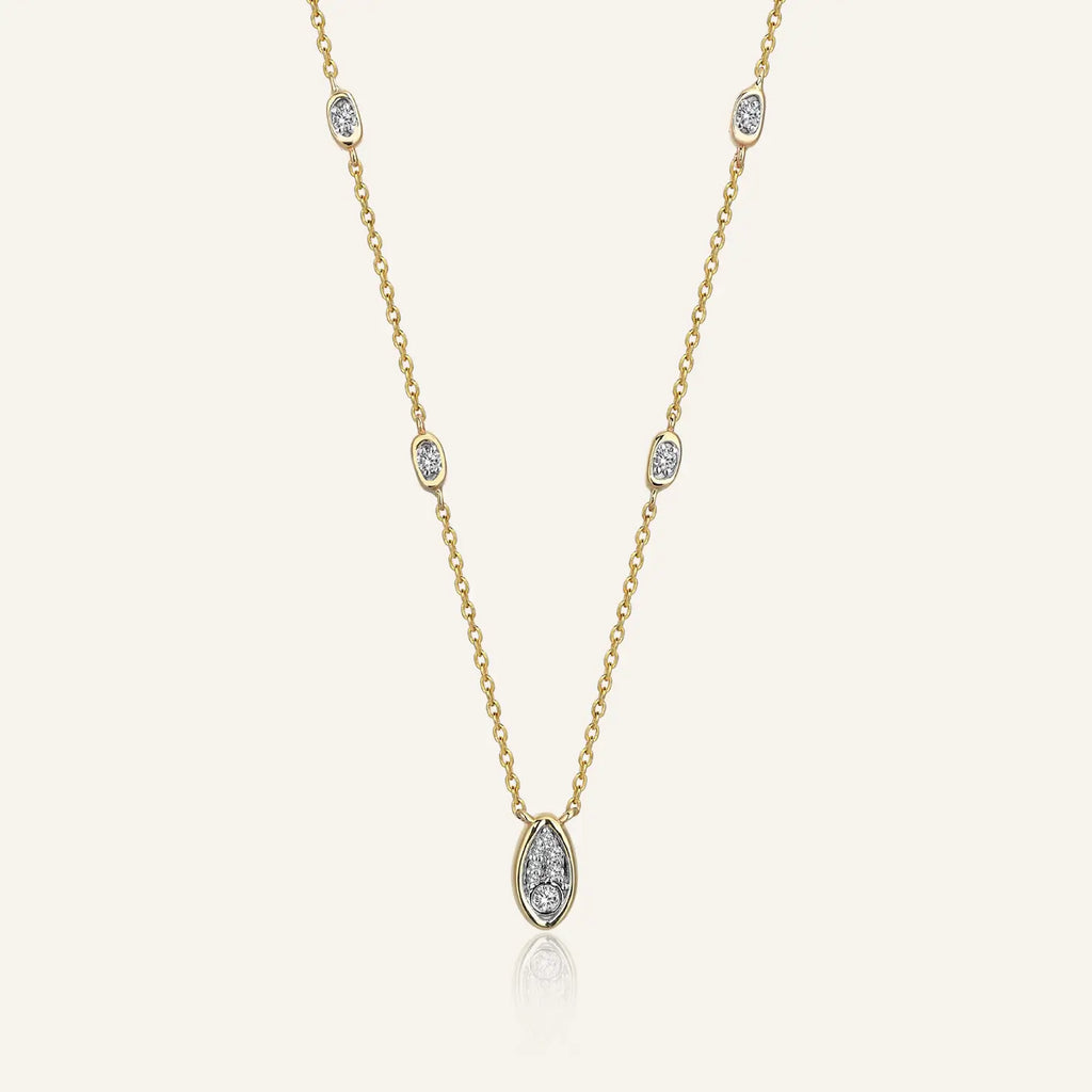 Loops Diamond Chain Necklace – Sim and Roz