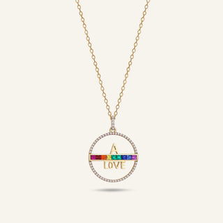 Love Mantra A Harfi Kolye