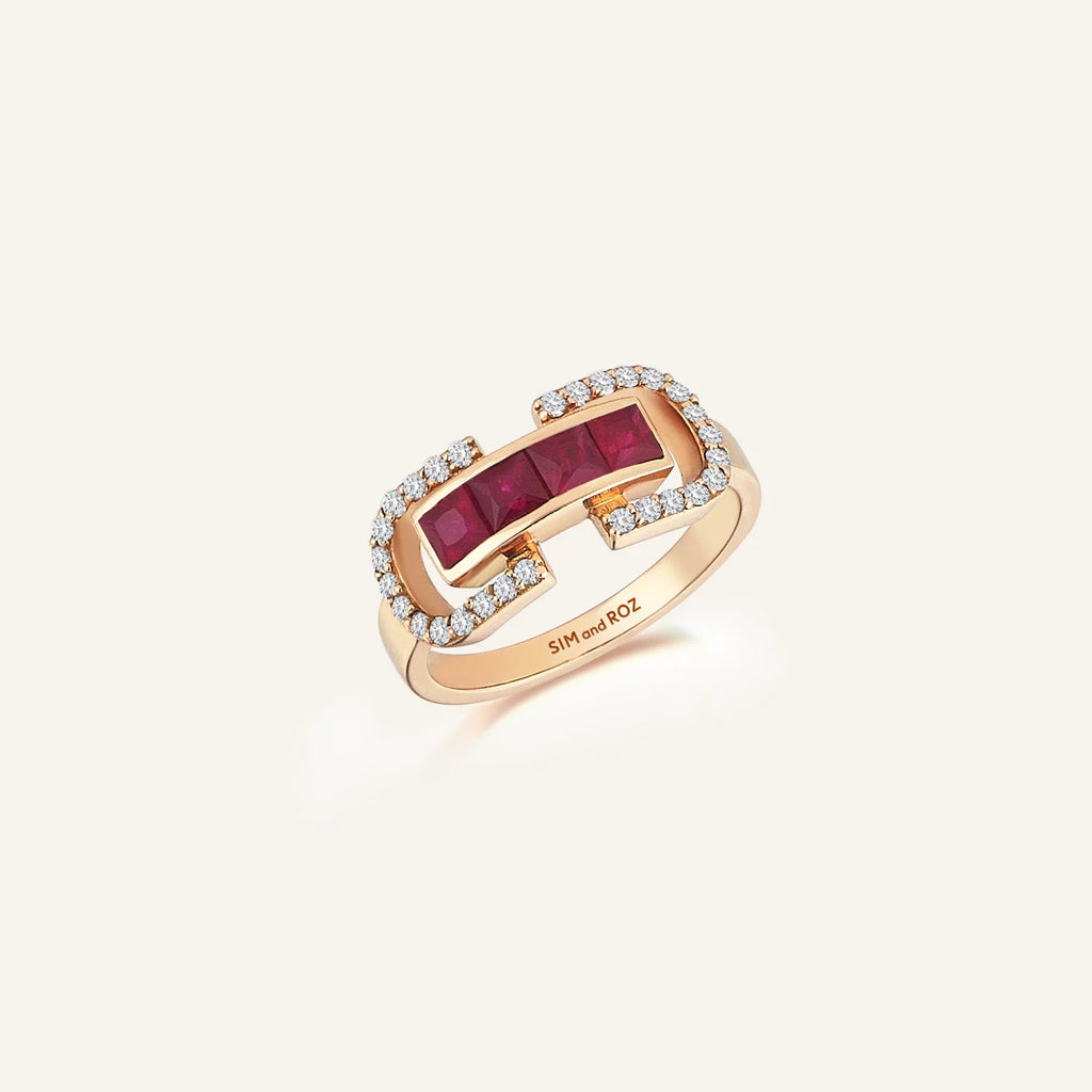 Manifest Diamond & Ruby Ring – Sim and Roz