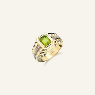 Morphose02 Peridot Taşlı Yüzük
