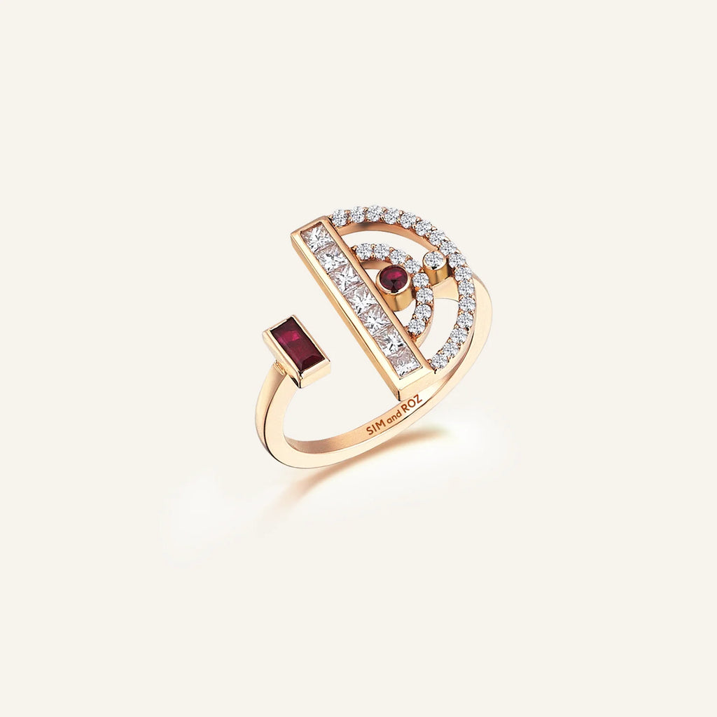 Polaris Ruby Diamond Ring – Sim and Roz