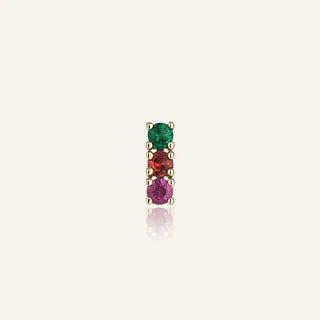 Rainbow Stud Küpe