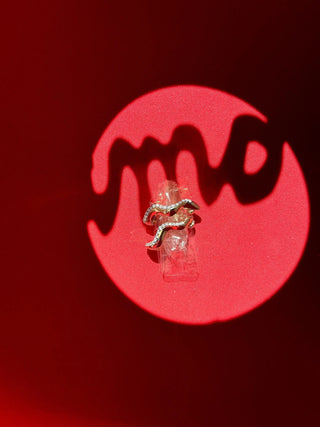 Stream Wave Diamond Earrings