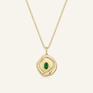 Treasured Diopsit Taşlı Kolye
