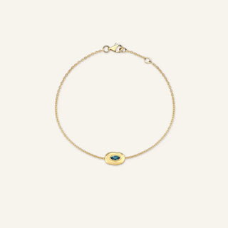 Treasured Markiz Topaz Taşlı Bilezik