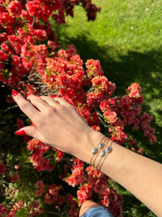 Treasured Markiz Topaz Taşlı Bilezik