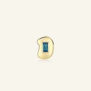 Treasured Stud Topaz Baget Küpe