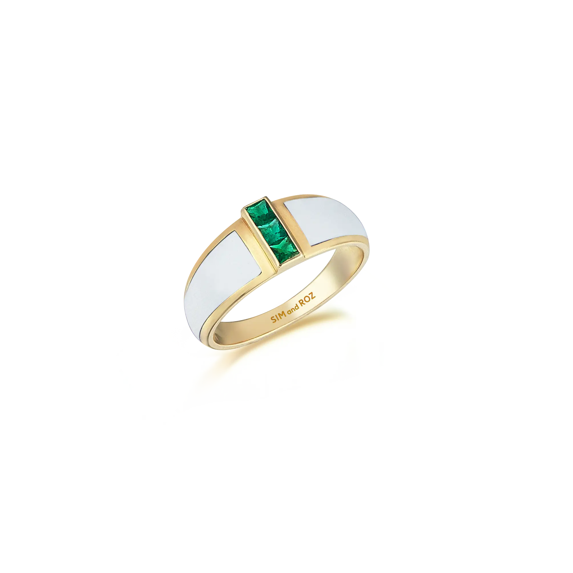 Alignment Emerald Ring