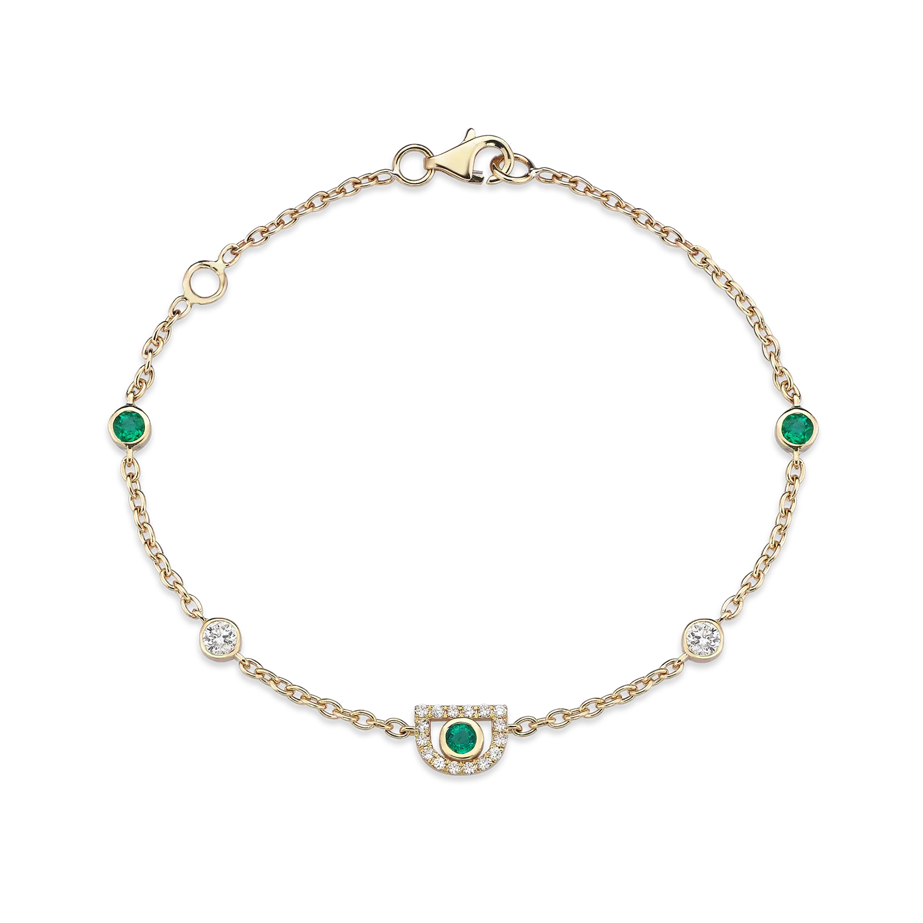 Comet Emerald Bracelet