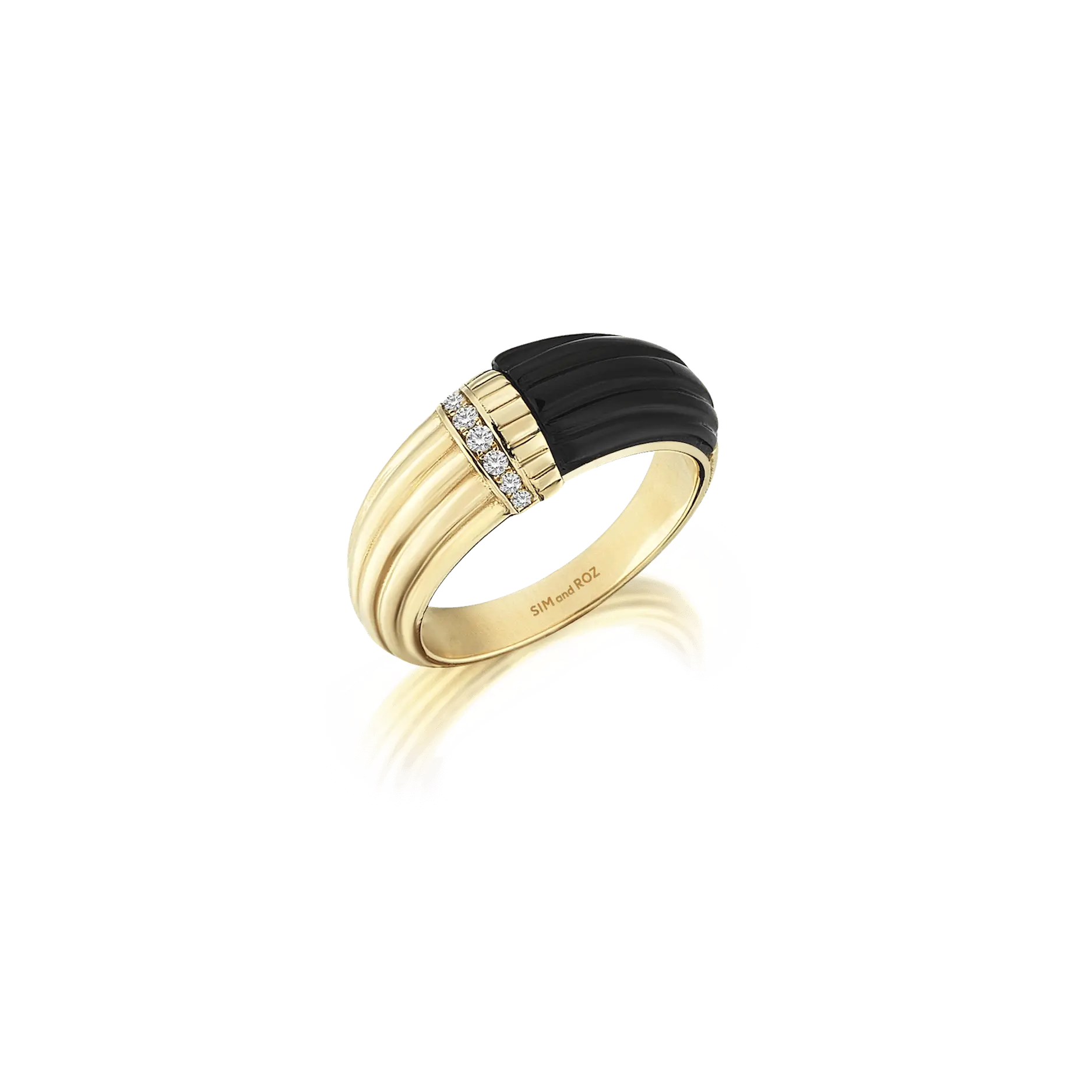 Dune Diamond & Onyx Ring