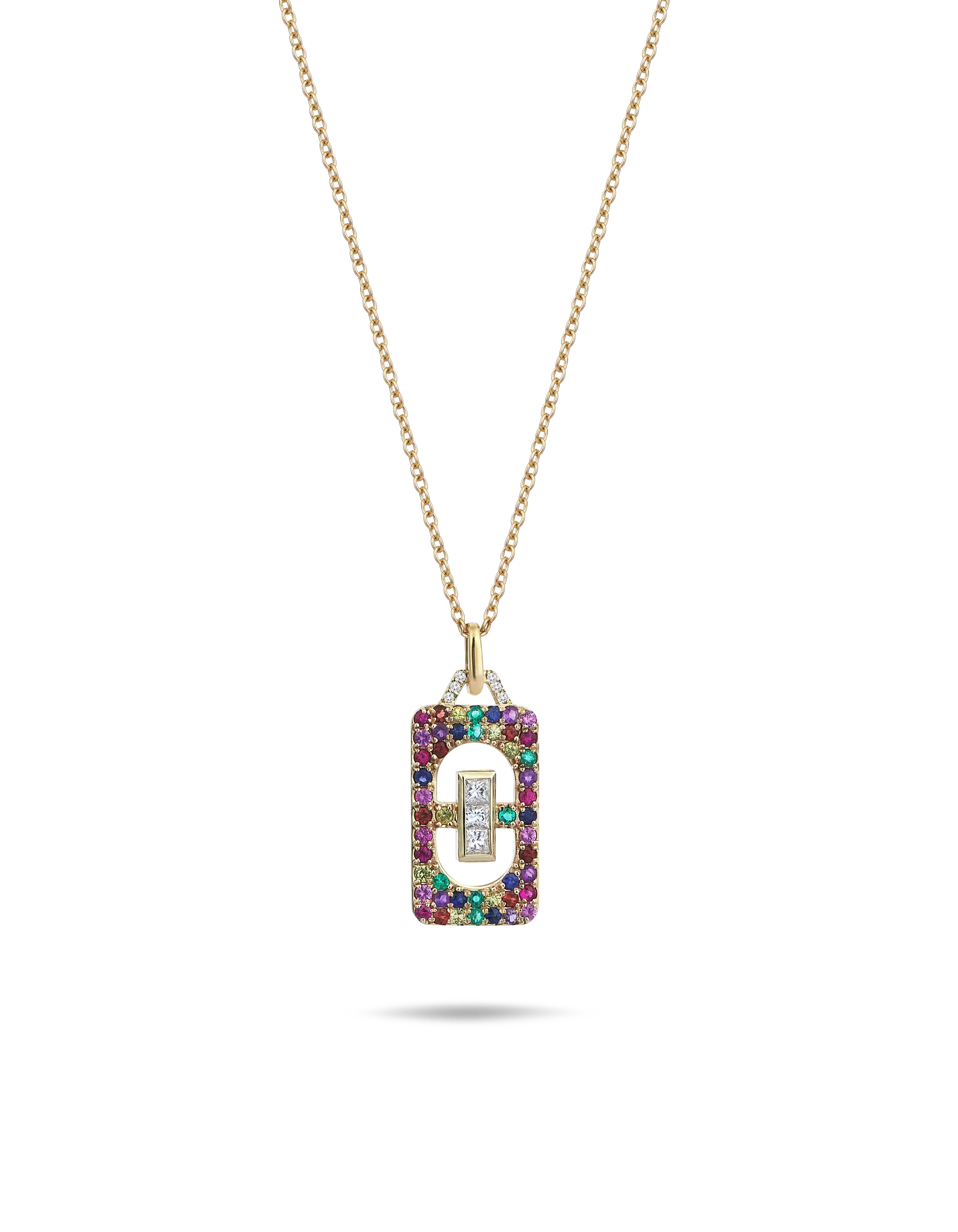 Loa Diamond & Gemstone Necklace