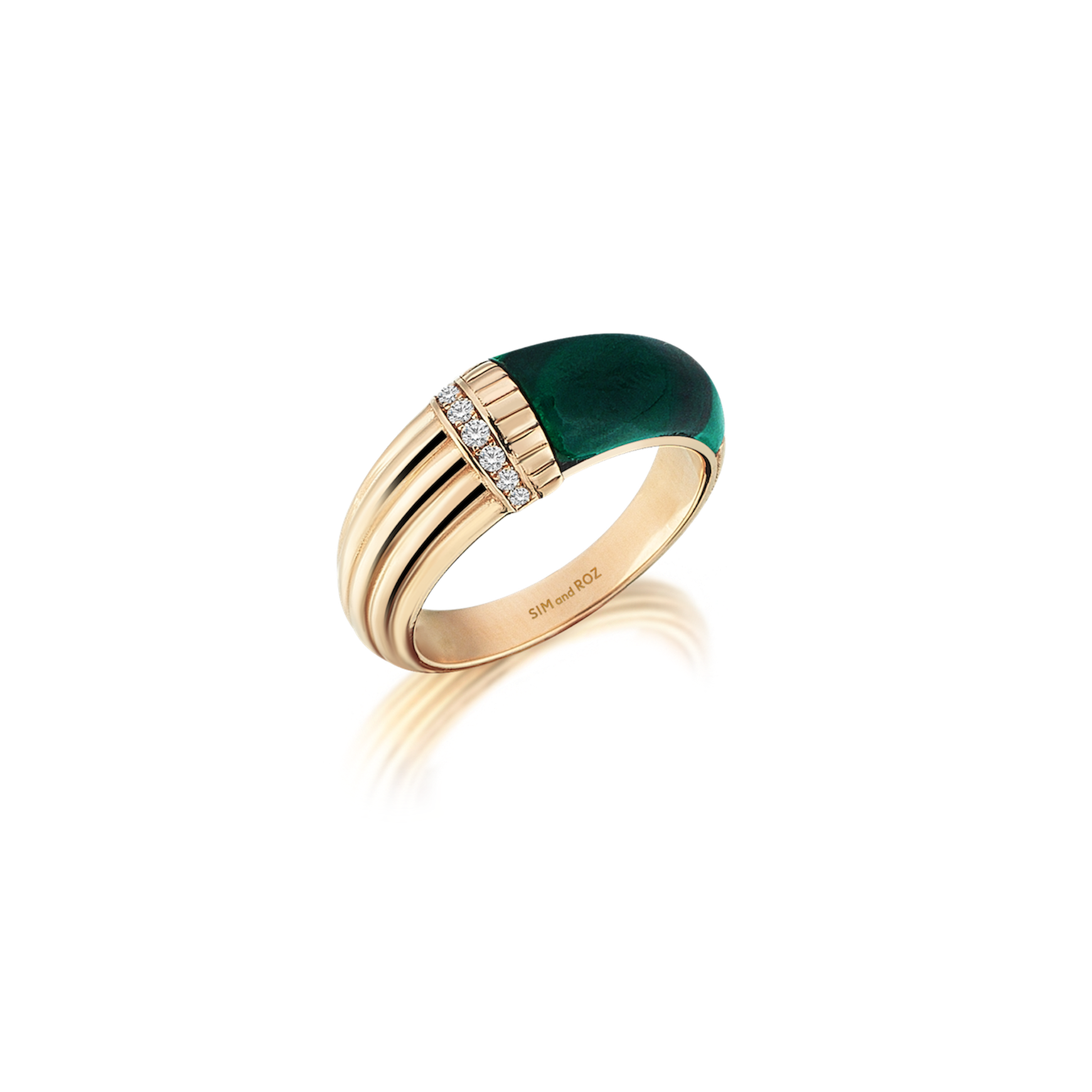 Malachite Dune Ring