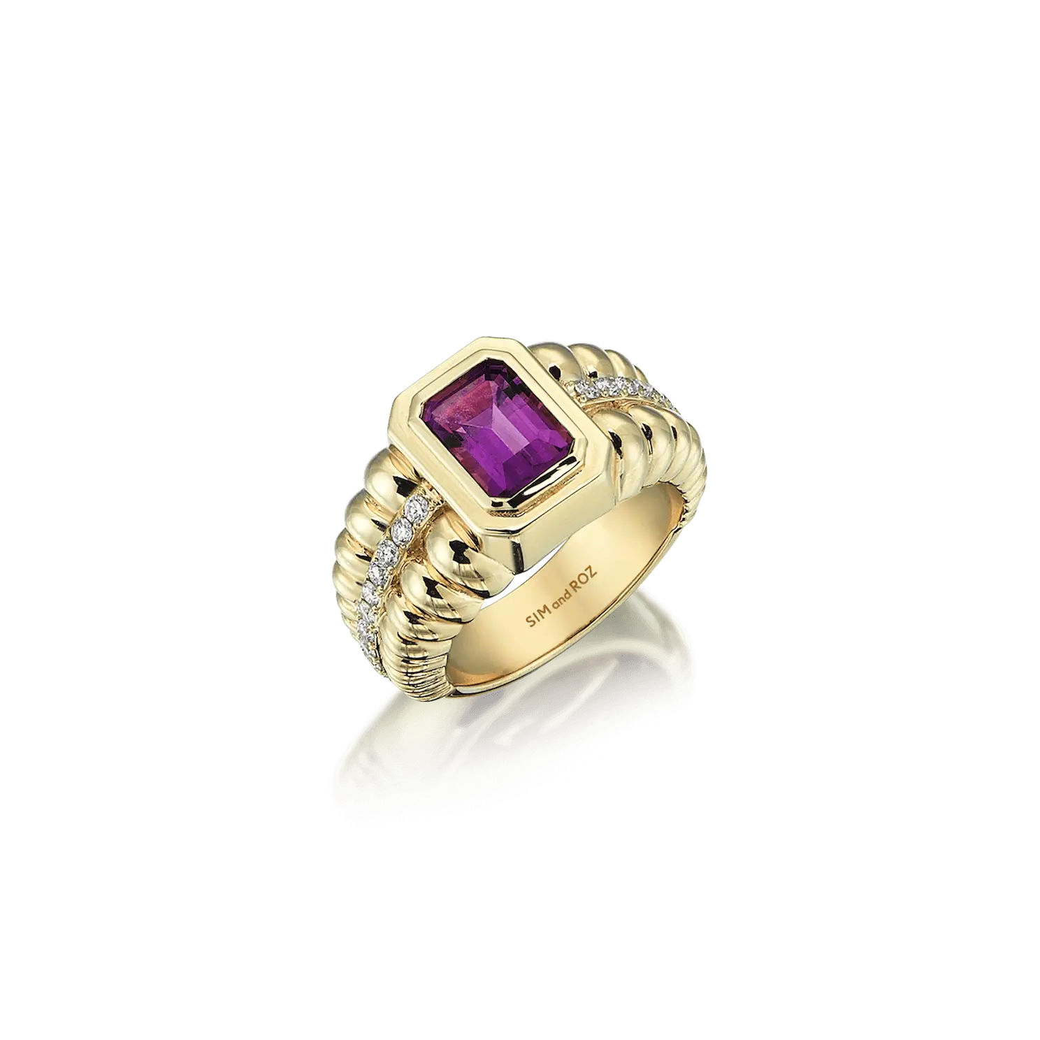 Morphose02 Amethyst Ring