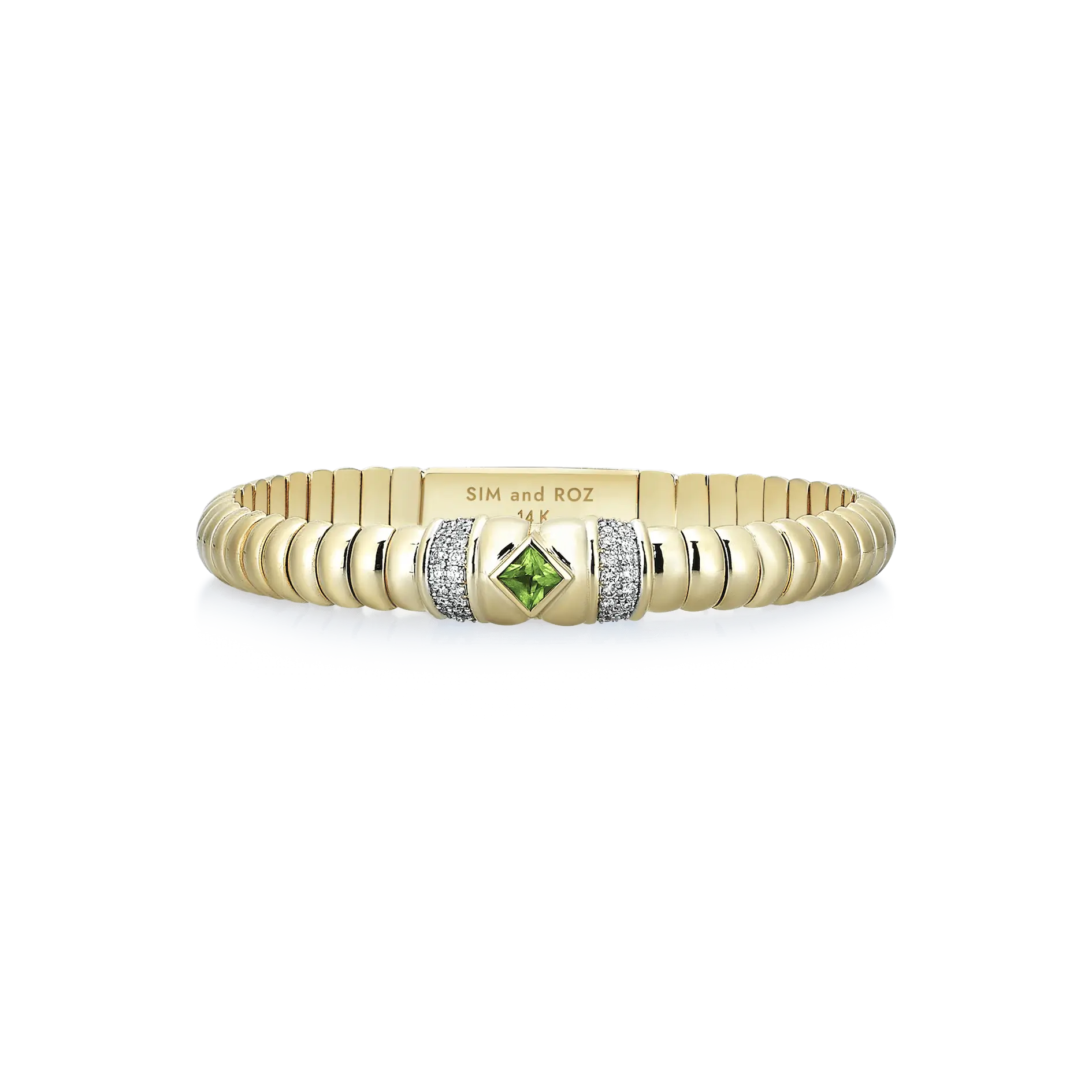 Morphose02 Peridot Bracelet