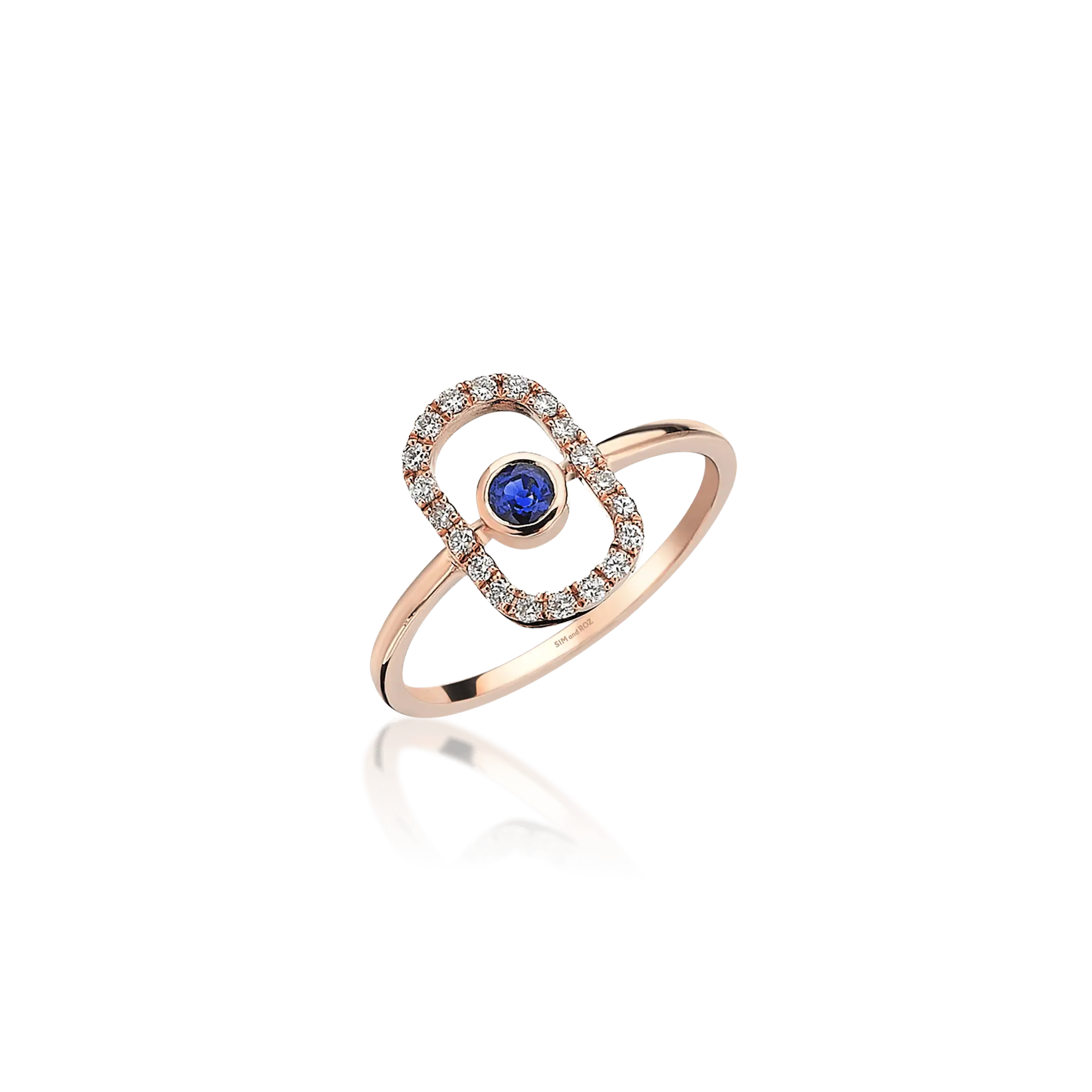 Orb Diamond & Sapphire Ring