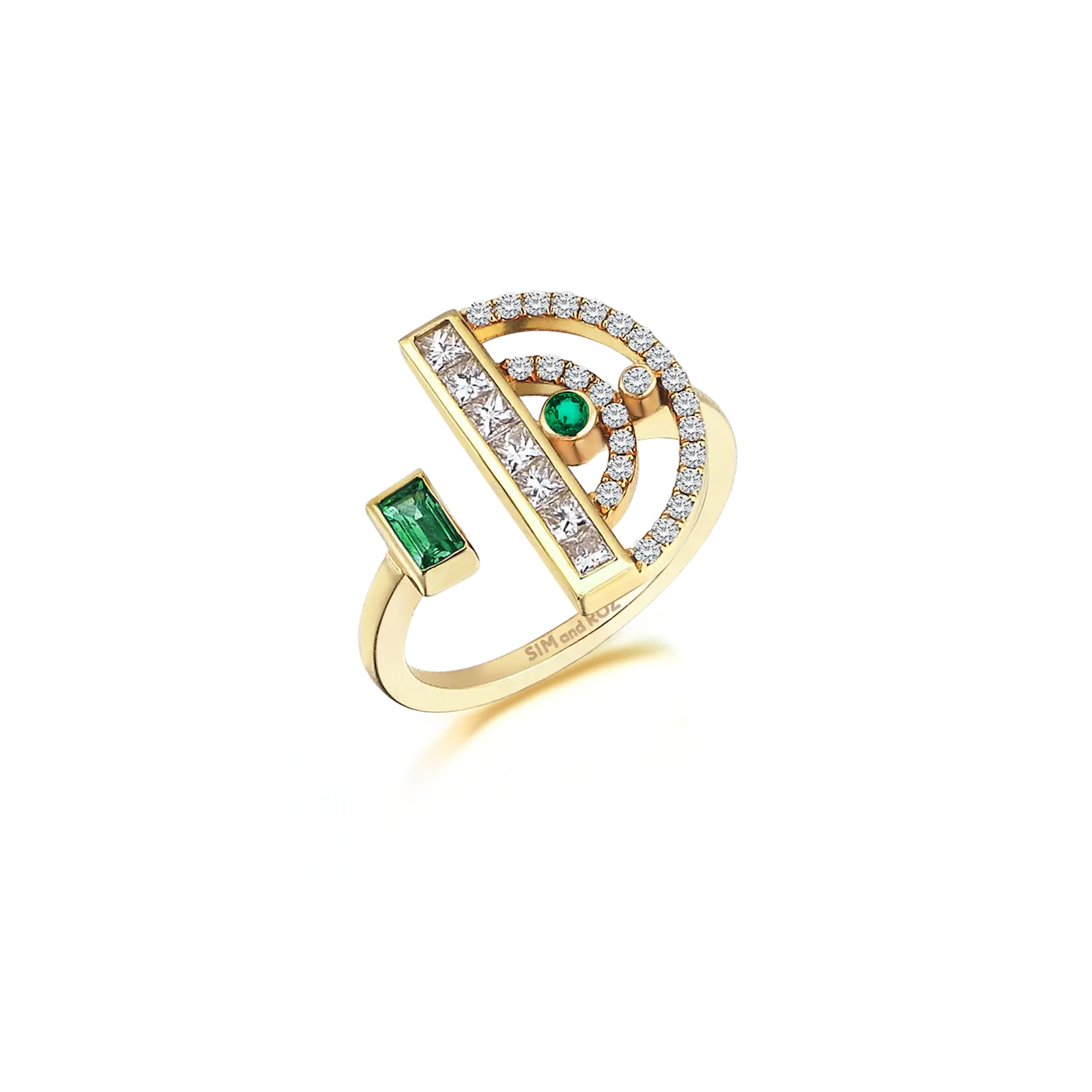 Polaris Emerald Ring