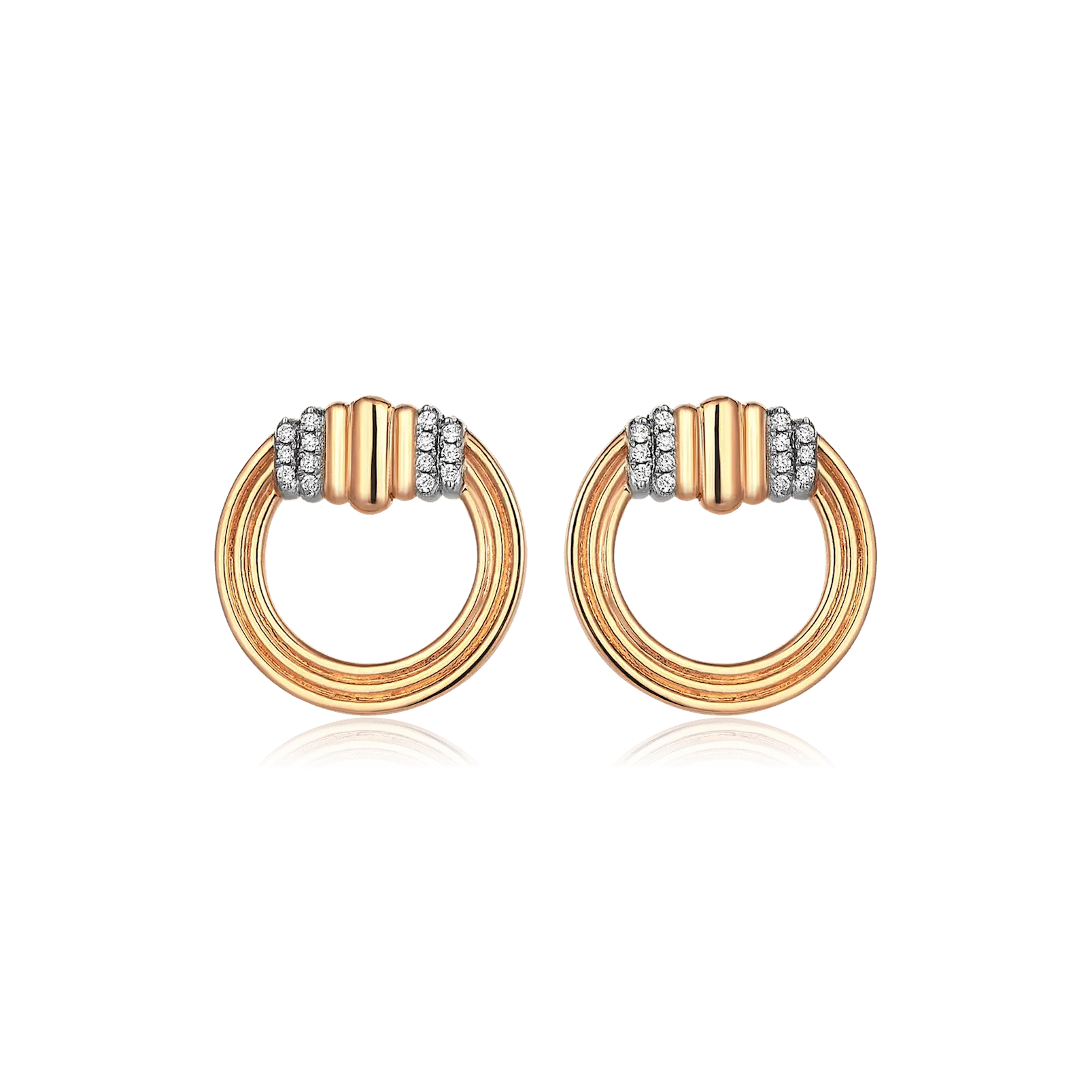 Spiral Diamond Earrings